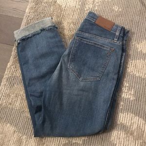 High waisted stovepipe Madewell size26